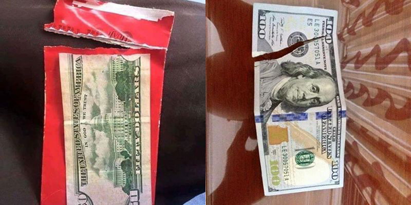 Mơ thấy phong bì tiền rách